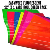 Siser EasyWeed Fluorescent Color Pack 12" X 1 yard rolls