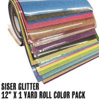 Siser Glitter Color Pack 12" X 1 yard Rolls