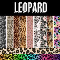 Leopard Printed Pattern Bundle - Adhesive 