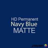 StarCraft HD Permanent Adhesive Vinyl - MATTE - 12" x 12" Sheets - Navy Blue