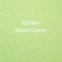 Siser GLITTER Neon Green - 20"x12" Sheet