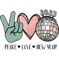 #1593 - Peace Love New Year 2023
