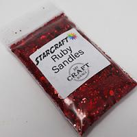 StarCraft Chunk Glitter - Ruby Sandals - 0.5 oz