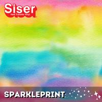 SparklePrint HTV - #024 Watercolor Rainbow