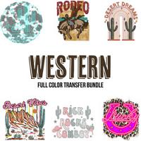 Western Full Color Transfer Bundle