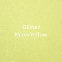 1 Yard of 20" Siser GLITTER - Neon Yellow